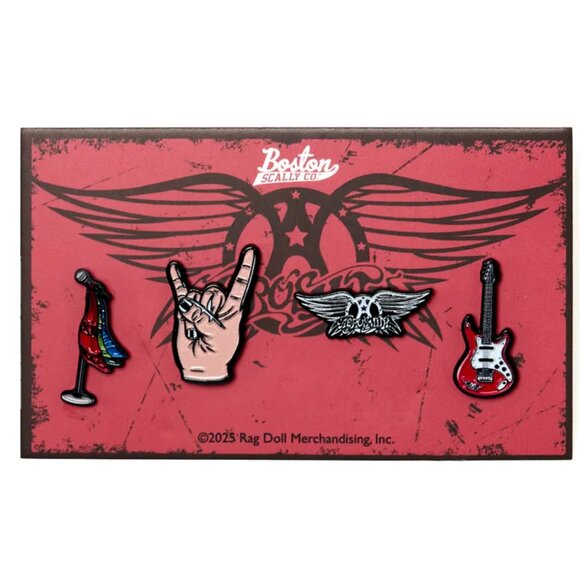 Boston Scally AEROSMITH Collab PATCHWORK Cap - M/L- With Dust Bag And 4 Pin Set - Picture 7 of 11